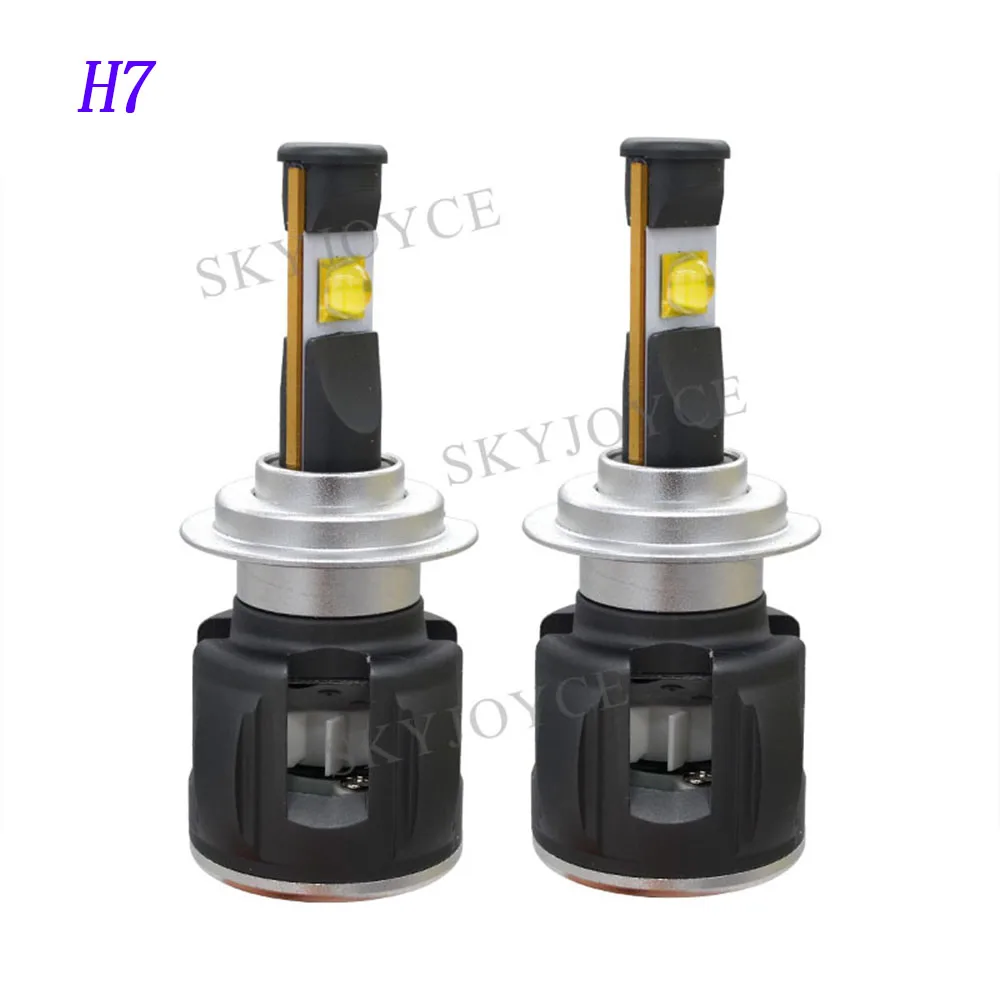 SKYJOYCE 1 комплект чипов для линз H7 60 Вт 6000LM H4 H11 HB3 HB4 E70 светодиодный передний фонарь
