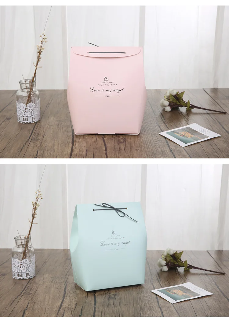 5 шт. большой бумажный мешок для ткани упаковочная бумага бумажная Подарочная коробка сумка свадебный подарок для гостей подарочные сумки День рождения упаковка сумка