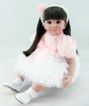 Muñeca reborn de 60 cm con vestido rosa – Colección Limitada