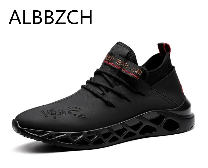 

New mens genuine leather sport casual shoes men fashion sneaker outdoor leisure shoes round toe slip on flat shoes man botas