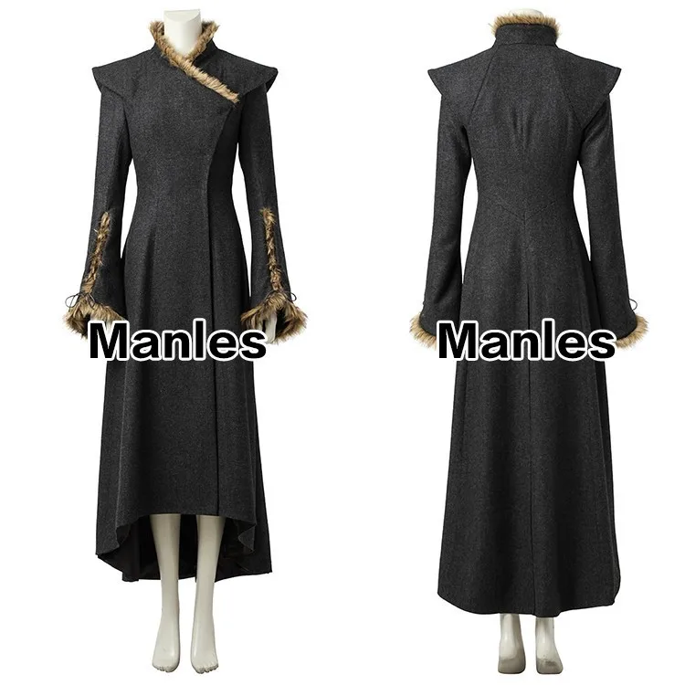 

In Stock Game Of Thrones Costume Daenerys Targaryen Cosplay Adult Dress Halloween Only Coat Without Accessories Carnival