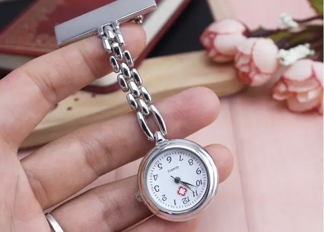 Clip Nurse Doctor Moonlight Pendant Pocket Quartz Red Cross Brooch Nurses Watch Clip Nurse Doctor Moonlight Pendant Pocket Quartz Red Cross Brooch Nurses Watch