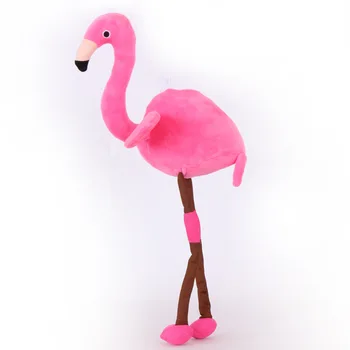 

45cm Cute Rose Red Flamingo Plush Dolls Toy Cartoon Bird Flamencos Figurine Doll Pillow Cushion Girl's Room Decoration Kid Gift