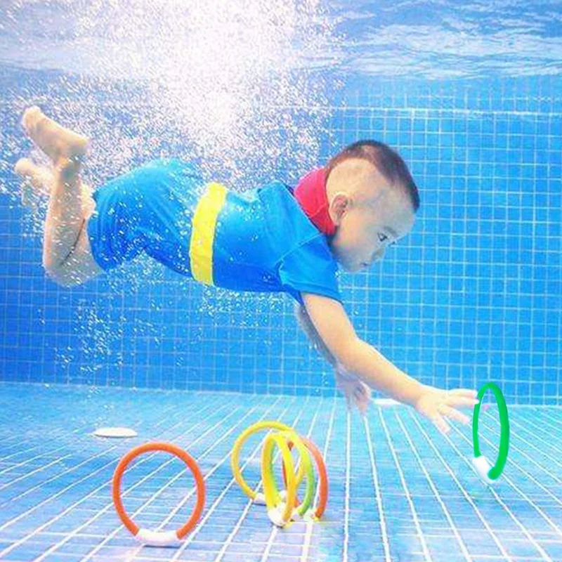 8 шт подводный плавательный бассейн для дайвинга кольца, дайвинг бросок игрушки в виде бандитов подарочный набор для детей. Тренировочные игрушки для ныряния для обучения