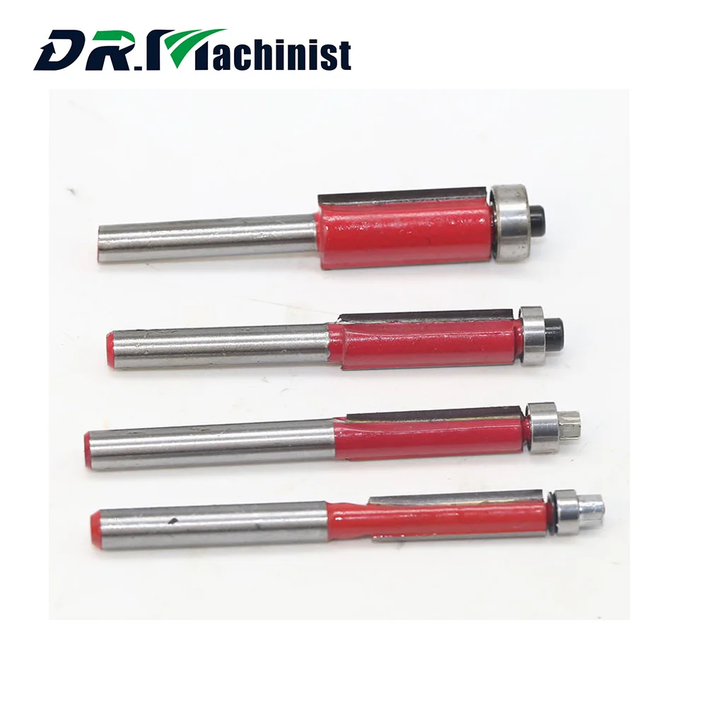

1PCS Multiple SpecificationsTrimming Shank Wood Router Bit Straight Mill Trimmer Round Cove Box Bits Tools Milling Cutter