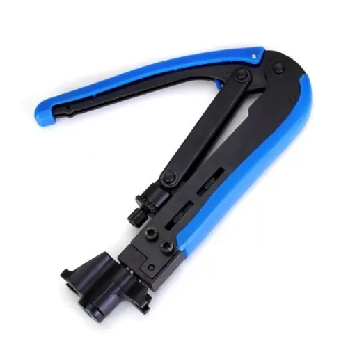 

2016 New RG59 RG6 RG11 Cable F-Connector Compression Tool / Adjustable Compression Tool-Hardened Steel Construction