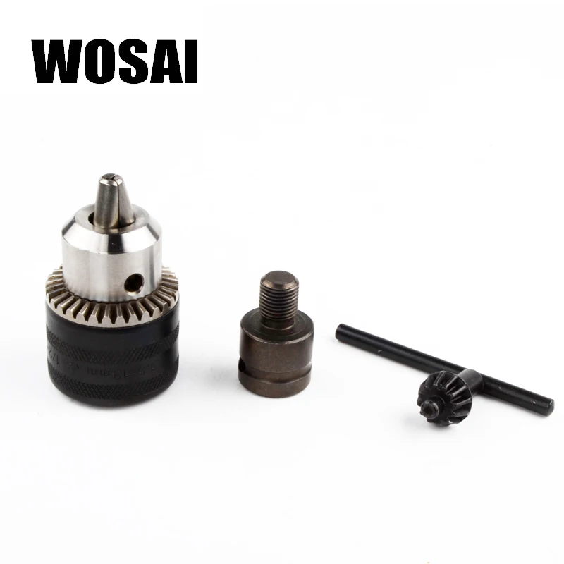 WOSAI Электрический гаечный Ключ конвертер Электрическая Дрель адаптер-ключ 1/"(12,5 мм) конвертер в 1,5-13 мм сверлильный патрон