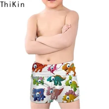 Новинка; детские летние купальные костюмы с принтом динозавра из мультфильма; детские плавки для мальчиков; пляжная одежда для купания; купальные шорты для мальчиков