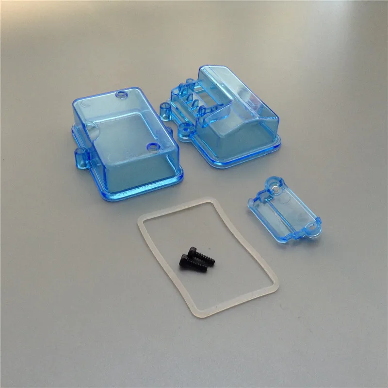 

1Set Remote Control Boat Receiver Protection Box L52mm W39mm H35mm Waterproof Sealed Equipment es Transparent Case