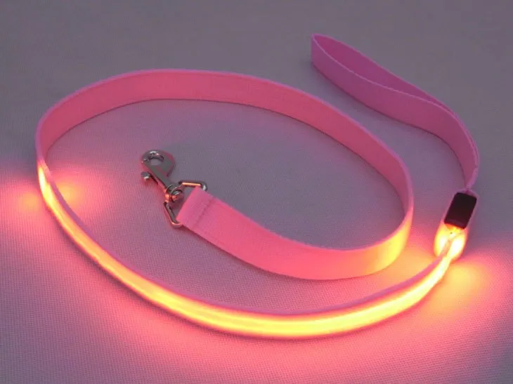 light up dog lead leash 1