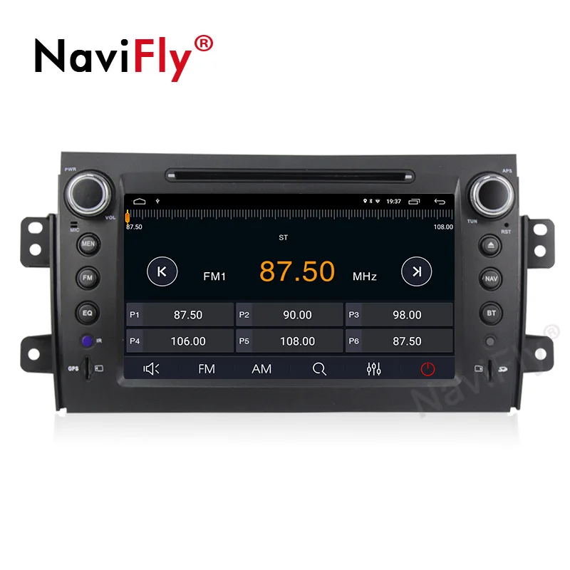 Top Navifly 2+32G Android 9.1 Car dvd Multimedia Player For Suzuki SX4 2006-2013 GPS Navigation Radio FM BT WIFI RDS 3