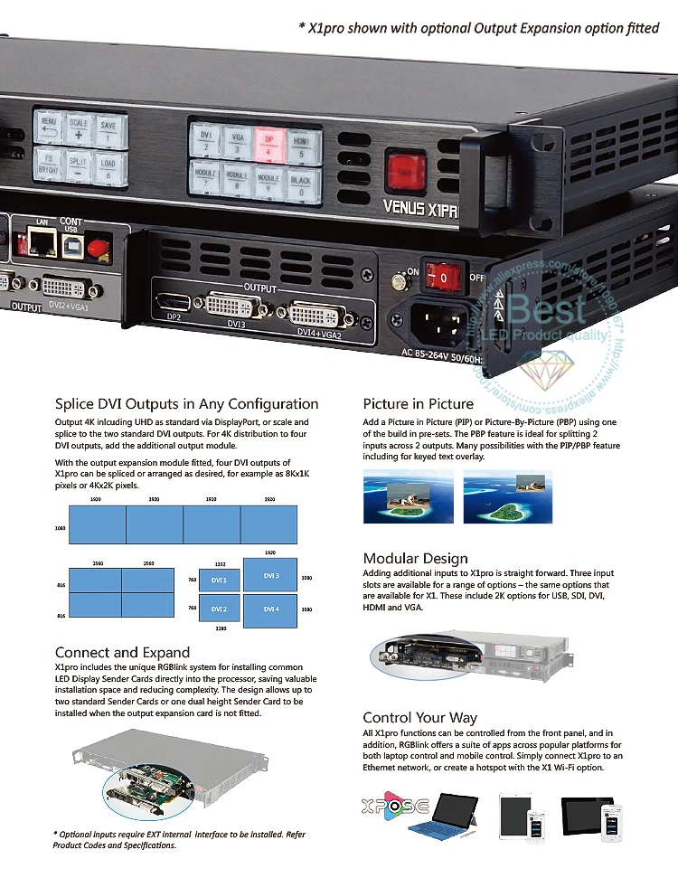 VENUS X1PRO Simply Professional 4K Scaling and Switching-03