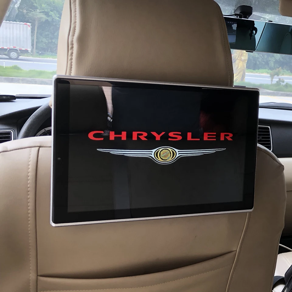 

2PCS 11.8Inch Car LCD Screen 1920X1080 1080P 4K HD Headrest With Monitor For Chrysler Android 7.1 Rear Seat Entertainment System