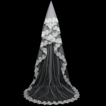 

Ruby Bridal 2018 Bridal Veil One Layer White Ivory Tulle Hot Sale Wedding Accessories New Wedding Veils RY6