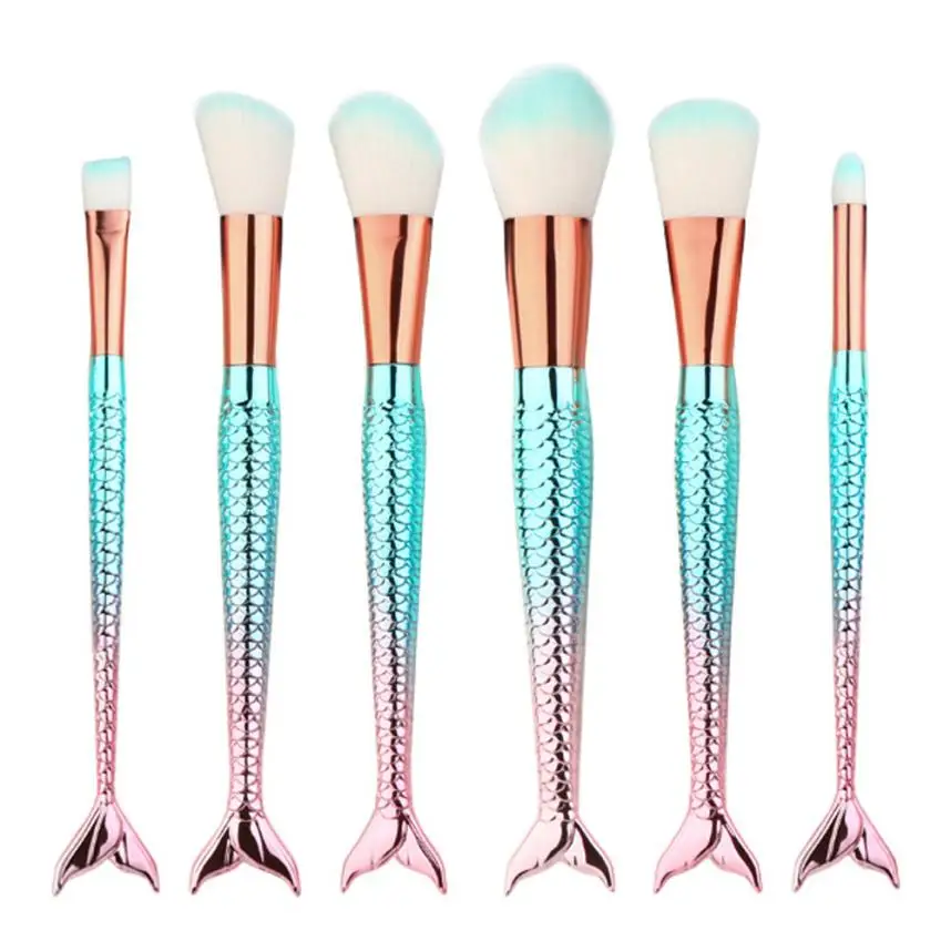 

6PCS Make Up Foundation Eyebrow Eyeliner Blush Cosmetic Concealer Brushes Y523ma31dropship