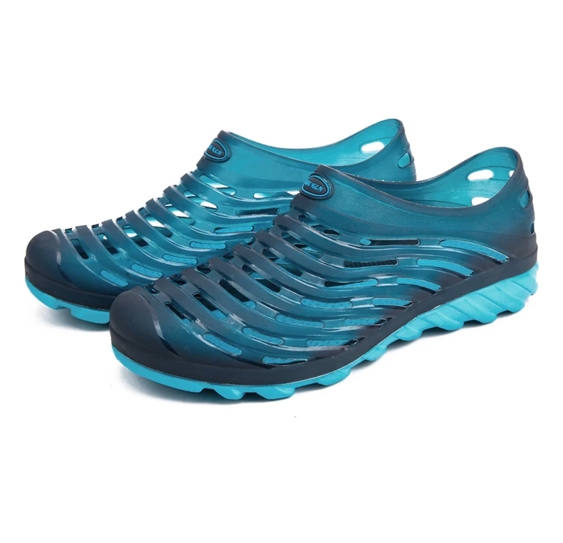 Big Size 40-45 Croc Men Black Garden Street Style Trending Aqua Clogs Hot Band Sandalias Summer Slides Beach Shoes (19)