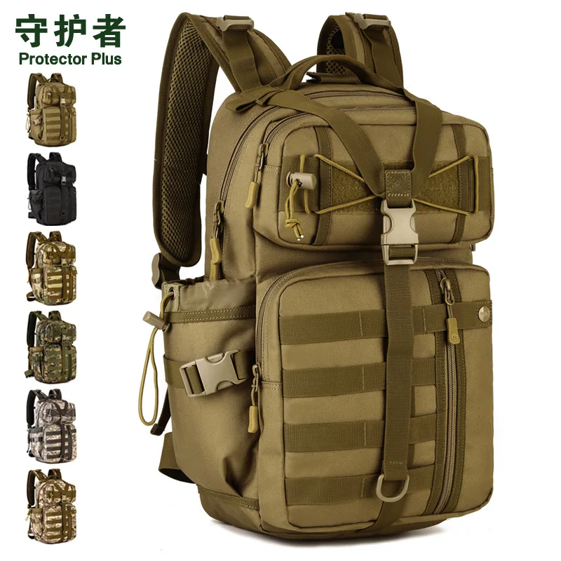 Protector Plus Outdoor tactical backpack camouflage shoulder bag travel bag professional mountaineering bag riding backpack 30L Protector Plus Outdoor tactical backpack camouflage shoulder bag travel bag professional mountaineering bag riding backpack 30L