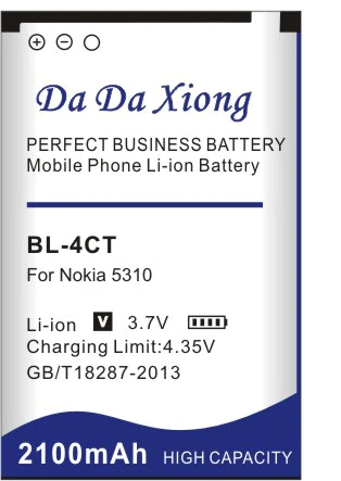Da Xiong 2100mAh BL-4CT BL4CT литий-ионный аккумулятор для телефона Nokia 5310 5630XM 7212C 7210C 6600F