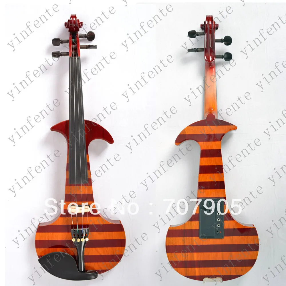 New 4/4 Electric violin silent wonderful tone Any color Black yellow