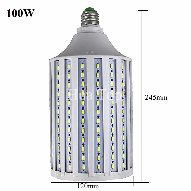 Лампада супер яркий 50 Вт 60 Вт 80 Вт 100 Вт Светодиодный светильник E27 B22 E40 AC 110 В/220 В кукурузная лампа подвесной светильник ing Люстра Потолочный точечный светильник