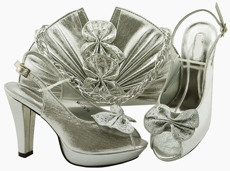 silver butterfly shoes