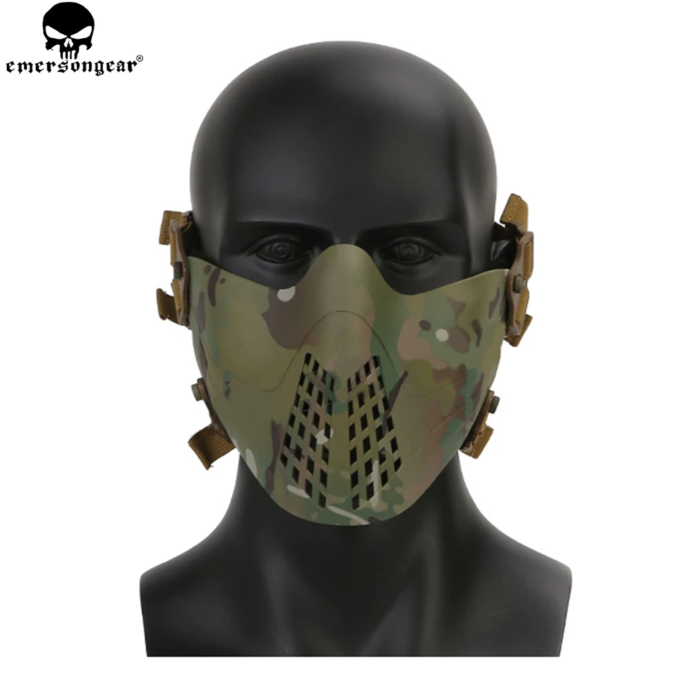 Emersongear Tactical Pilot Mask Paintball Mask Airsoft Mesh Face