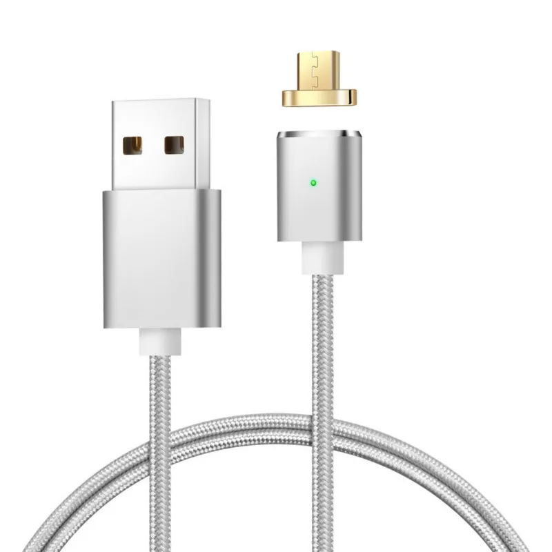 Magnética Micro Usb Cables de carga rápida para teléfono móvil Android imán Cable de datos del cargador para Xiaomi Redmi 4x Gaxaly S7 cargo