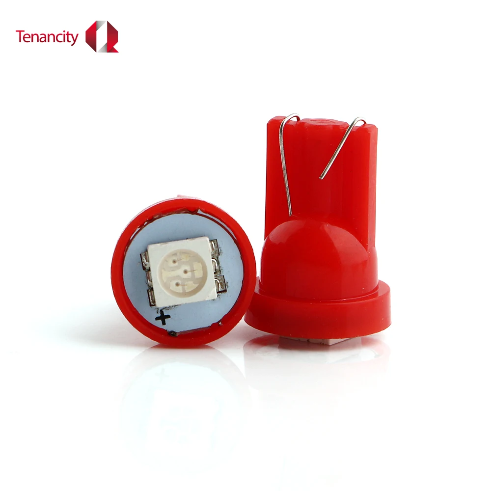 10 100 шт. красочные T10 5050 1SMD 194 168 W5W автомобилей клина стороны Хвост Чтение свет