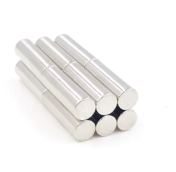 

10 x Strong Round Long Cylinder Magnet 6 mm x 20 mm Rare Earth Neo Neodymium 6*20mm 6x20mm