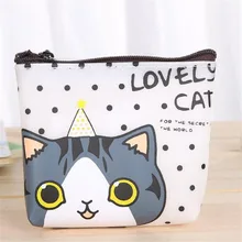 Wo weino,, модные женские кошельки, милый кот, сумка для мелочи, кошелек для ключей, женский кошелек, carteras mujer sacoche homme
