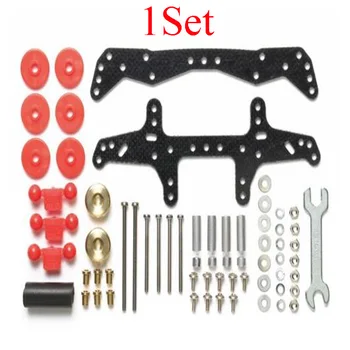 

1Set 15514 Front Rear Reinforcing Plate FM-A Chassis Screws Gasket Nut Basic Tune-up Parts for DIY Tamiya Mini 4WD Racing Cars