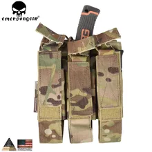 EMERSONGEAR модульный тройной чехол страйкбол охота MP7 подсумок Wargame тактические аксессуары Molle Mag Чехол Мультикам EM6357