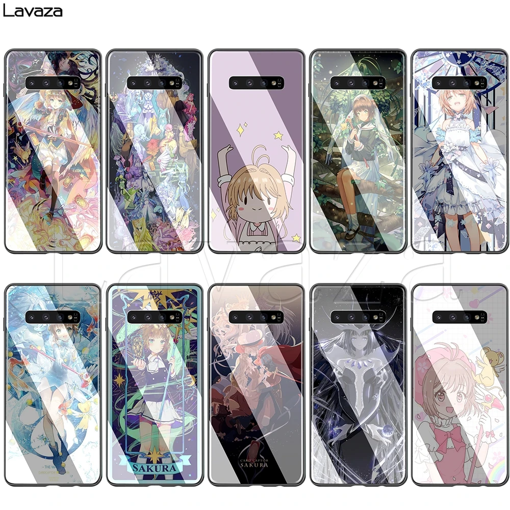 

Lavaza Card Captor Sakura Glass TPU Case for Samsung S7 S8 S9 S10 Note 8 9 A10 A20 A30 A40 A50 A60 A70 Edge Plus
