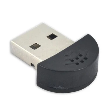 

Marsnaska Mini USB Microphone MusicStudio Speech Super MIC Audio Adapter Driver for MSN PC Notebook Lectures Teaching
