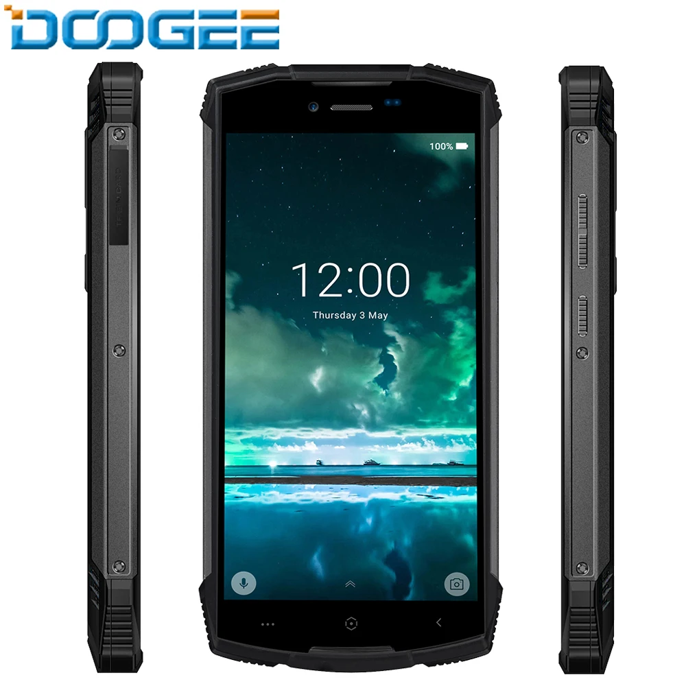 DOOGEE S55 IP68 Waterproof Android 8.0 Smartphone 4GB RAM 64GB ROM ...
