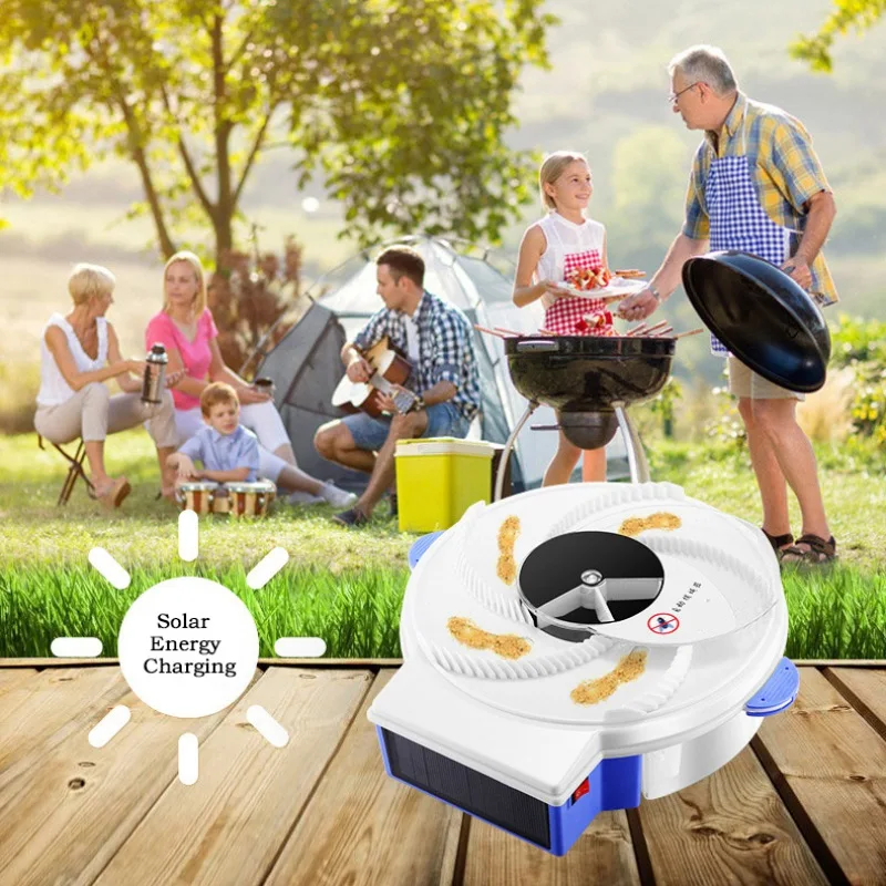 

Solar Energy Electric Fly Trap Mosquito Killer Electronic Pest Control Outdoor Pest Fly Mosquito Traps Bug Insect Repellent