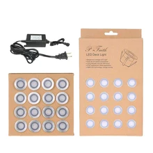 16 шт. 0,6 Вт Светодиодный светильник IP67 водонепроницаемый из нержавеющей стали Встраиваемая лестница подземная лампа светодиодный напольный светильник настенный точечный светильник