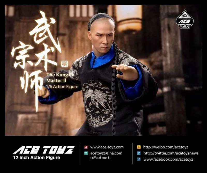 

ACE TOYZ 1/6 Martial Arts Master 2 Full Box Doll (AT-008) Action Figure Gift Toy