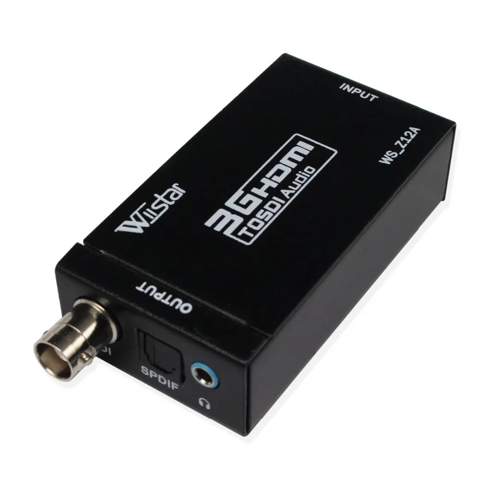 Wiistar HDMI to SDI Audio Spdif Converter Box HDMI to BNC SD HD 3G SDI ...