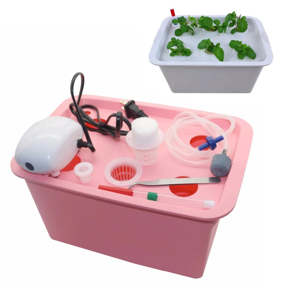 6 Holes Plant Site Hydroponic System Indoor Garden Cabinet Box Grow Kit Bubble Garden Pots Planter Nursery Pot 220V/110V 1 Set 6 Holes Plant Site Hydroponic System Indoor Garden Cabinet Box Grow Kit Bubble Garden Pots Planter Nursery Pot 220V/110V 1 Set