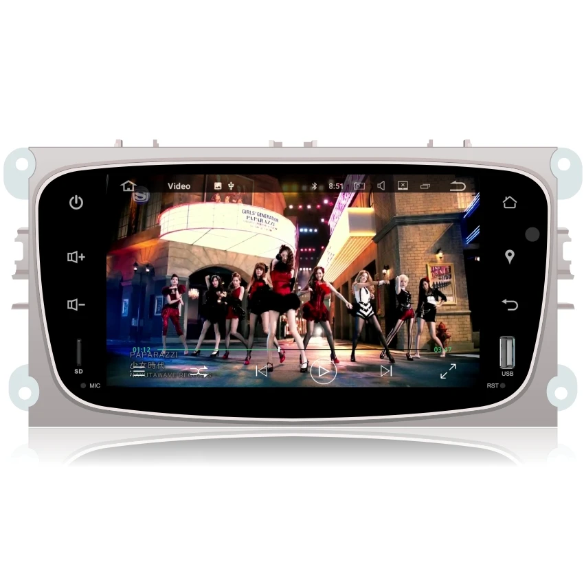 OZGQ радио Android 8 1 9 0 система PX30 ''IPS экран авто мультимедиа GPS для 2008 2011 FORD Focus Mondeo S