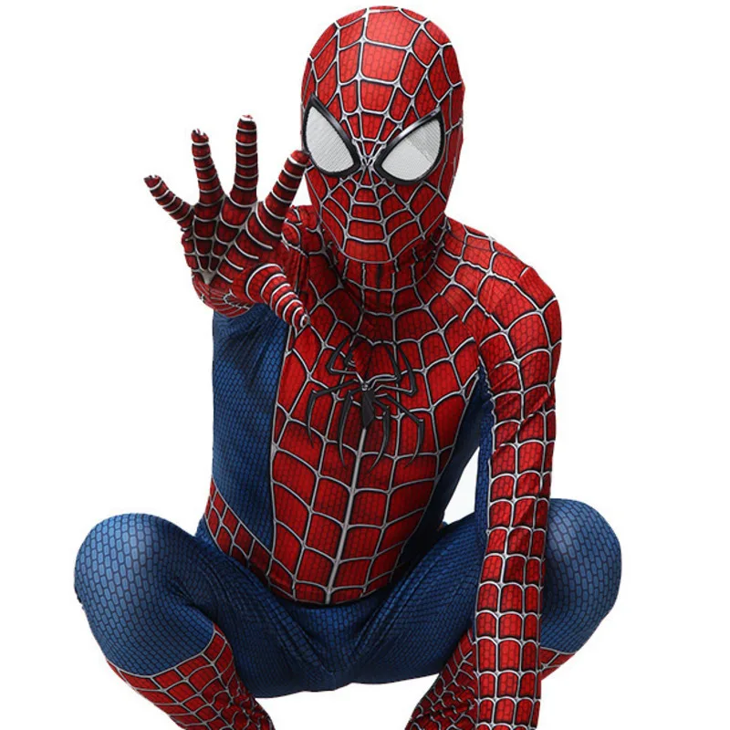 

Spider Man 3 Raimi Spiderman Cosplay Costume 3D Print Spandex Zentai Superhero Bodysuit Suit Jumpsuits Carnival boys Adult Kids