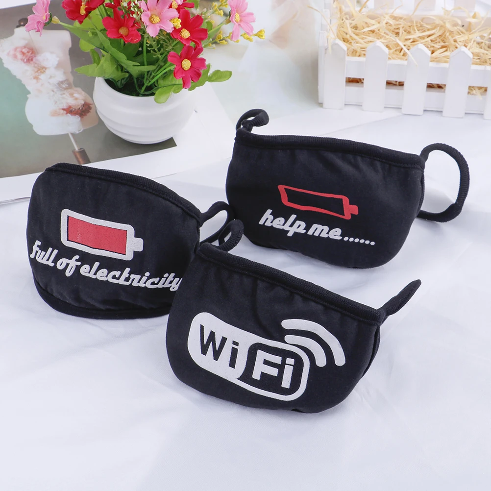 1PC Funny Cotton Dustproof Mouth Face Mask Cartoon Kpop Women Men Muffle Face Mouth Masks Hot