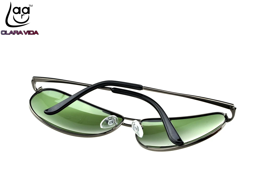Мужские солнцезащитные очки Oculos Masculino Clara Vida усиленный двойной мост TAC