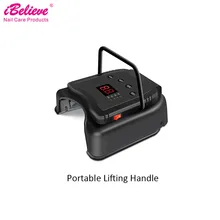 Ibelive 66 Вт Светодиодный светильник для ногтей перезаряжаемый УФ-Сушилка для ногтей мощный для быстрого отверждения жесткий строительный гель для полировки