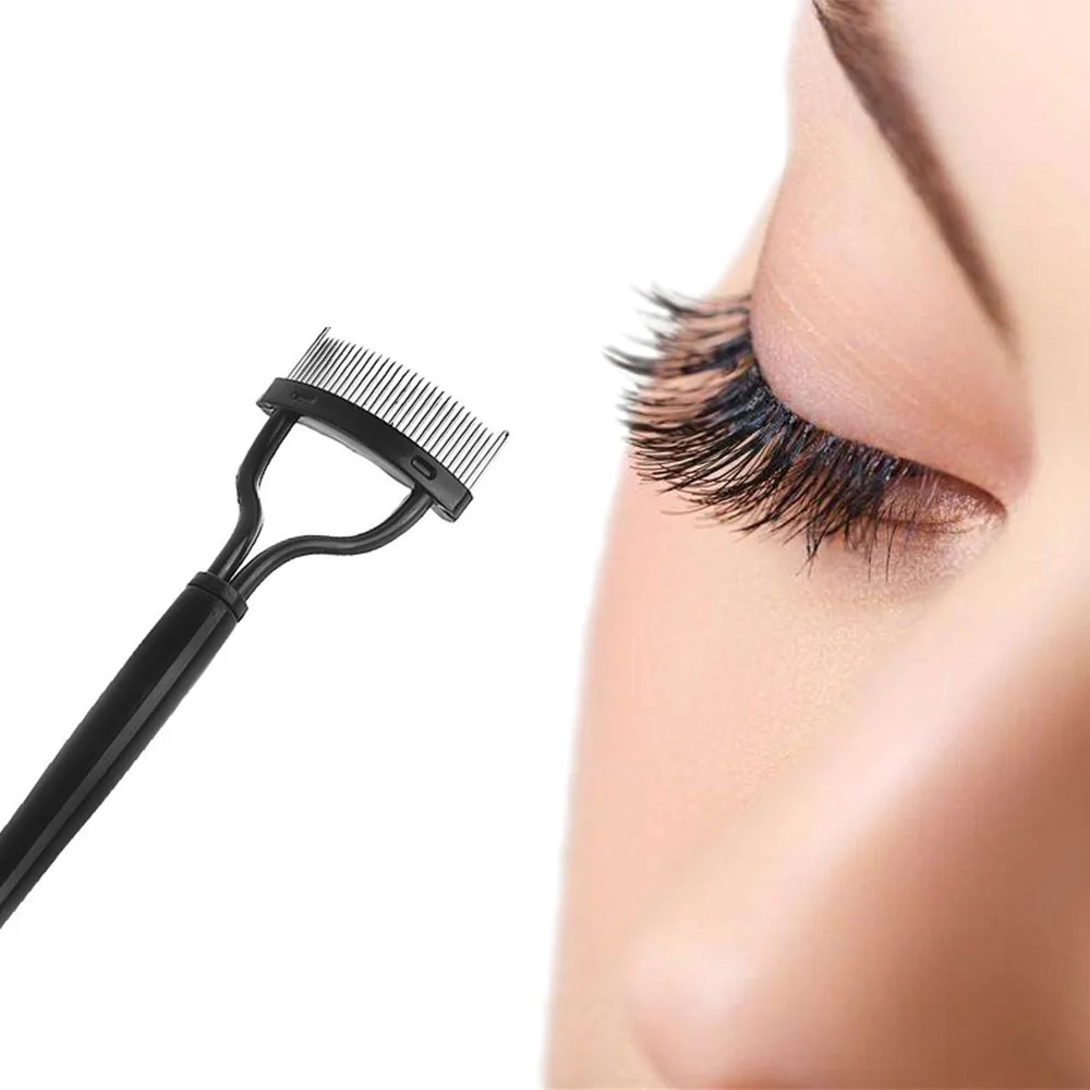 

1PC Useful Makeup Mascara Guide Applicator Eyelashes Comb Curler Beauty Eye Lashes Essential Tool