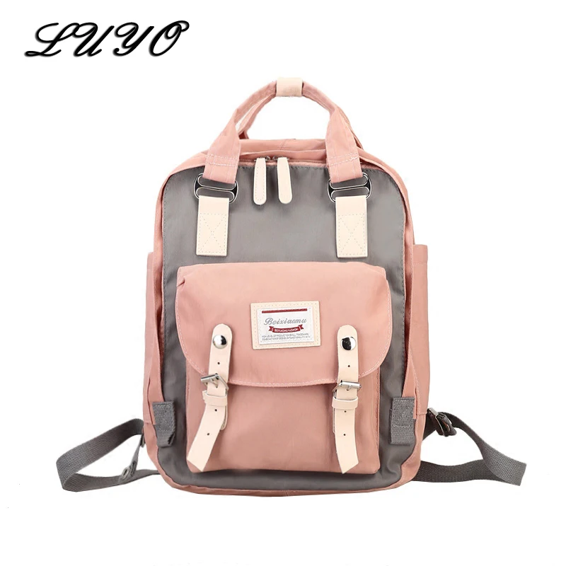 

2018 Fashion Canvas Student Mochila Feminina Kanken Travel Backpack Small Schoolbag Women Bagpack School Bags For Teenage Girls