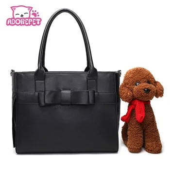 

Luxury Pet cat small dog Travel Carrier bag portable pu leather puppy dog carrying tote bag handbag Chihuahua dog shopping bag