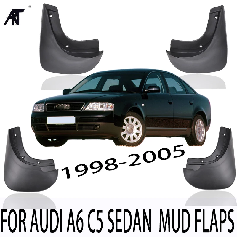 

Mud Flaps For 1998 1999 2000 2001 2002 2003 2004 2005 AUDI A6 C5 Sedan Mud Flaps Splash Guards Fender Mudguard 4PCS Kit