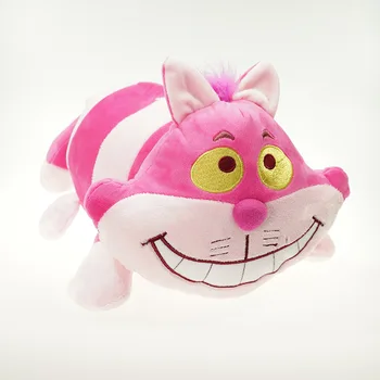 

40cm Pink Cartoon Animal Soft Stuffed Toy Alice in Wonderland Cheshire Cat Plush Toys For Children Birthday Gifts